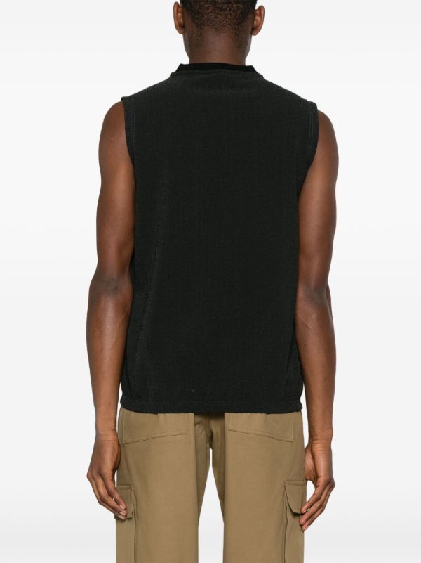 Browns GR10K Black IBQ Factory Cotton Vest | Browns Vests & Tank Tops