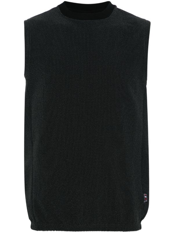 browns GR10K Black IBQ Factory Cotton Vest | Browns Vests & Tank Tops
