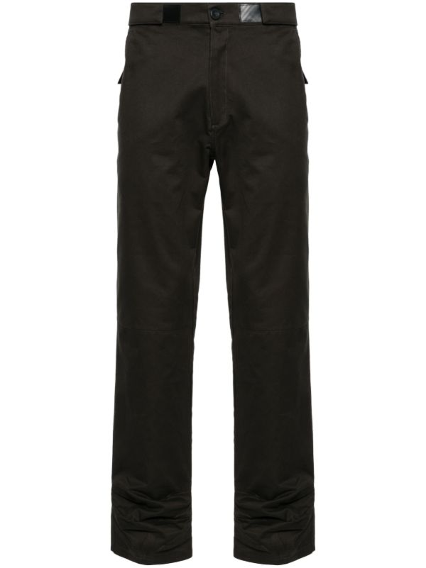 browns GR10K Brown Low Noise Cotton Trousers | Browns Regular-Fit & Straight Leg Pants