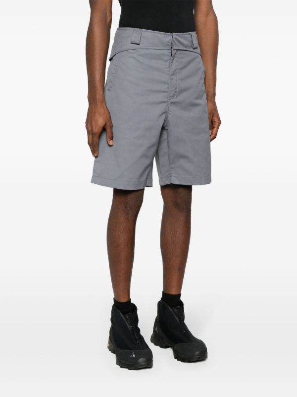 Browns GR10K Grey Folded Belt Shorts | Browns Bermuda Shorts
