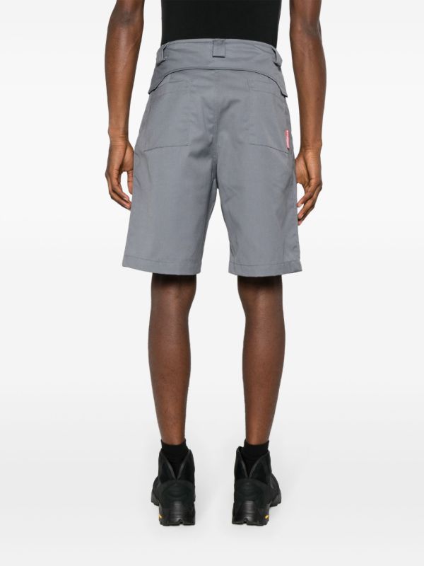 Browns GR10K Grey Folded Belt Shorts | Browns Bermuda Shorts