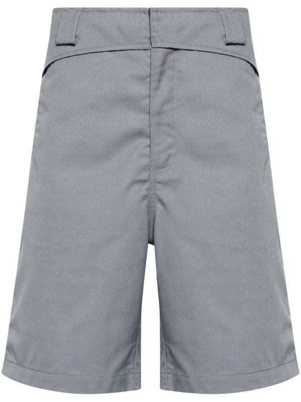 browns GR10K Grey Folded Belt Shorts | Browns Bermuda Shorts