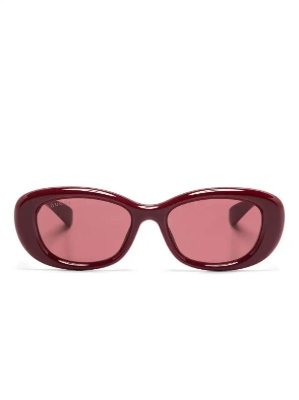browns Gucci Eyewear oval-frame sunglasses | Browns Sunglasses
