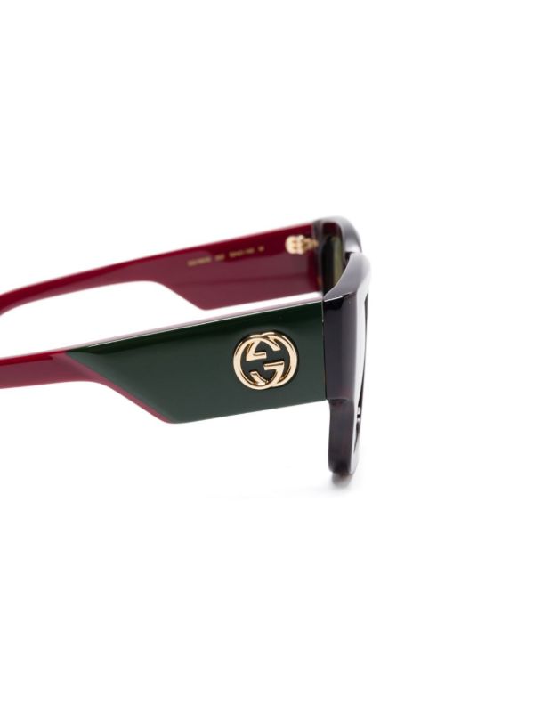 Browns Gucci Eyewear Square-frame Sunglasses | Browns Sunglasses