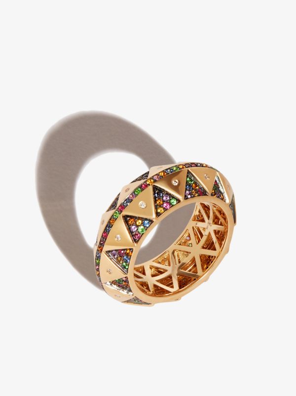 Browns Harwell Godfrey 18K Yellow Gold Chubby Talisman Diamond Ring | Browns Fine Rings
