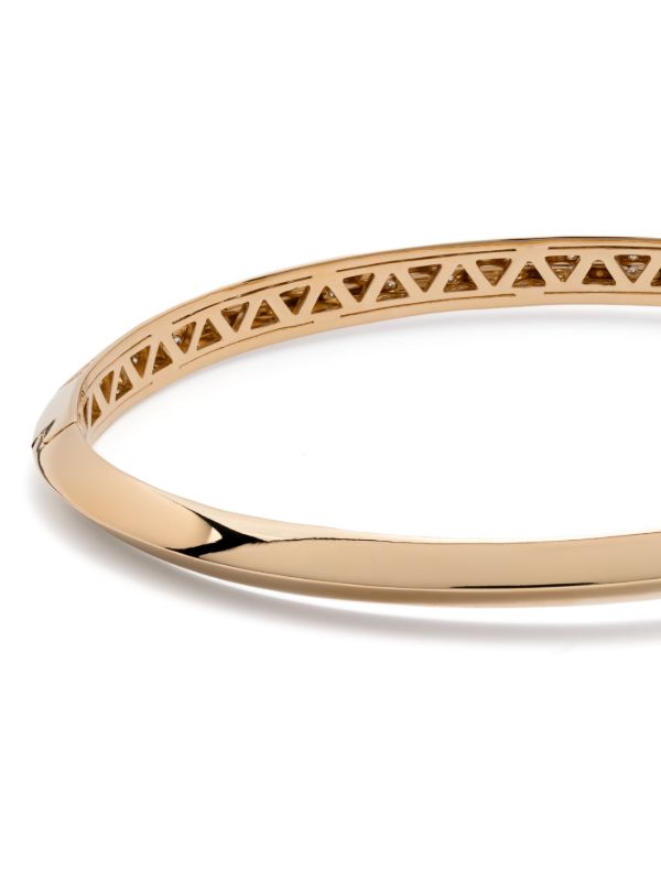 Browns Harwell Godfrey 18K Yellow Gold Knife Edge Diamond Bracelet | Browns Fine Bracelets