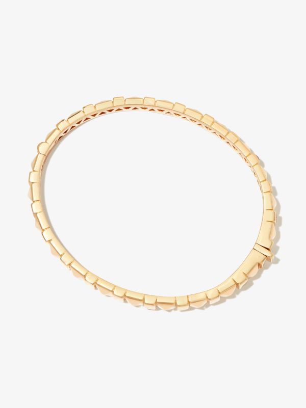 Browns Harwell Godfrey 18K Yellow Gold Pyramid Multi-stone Bangle Bracelet | Browns Fine Bracelets