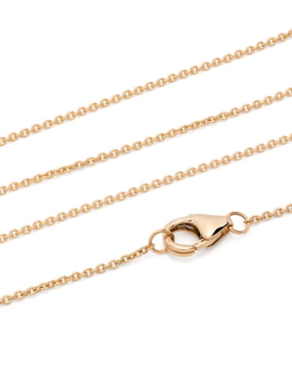 Browns Harwell Godfrey 18K Yellow Gold Tiny Sunflower Diamond Pendant Necklace | Browns Fine Necklaces