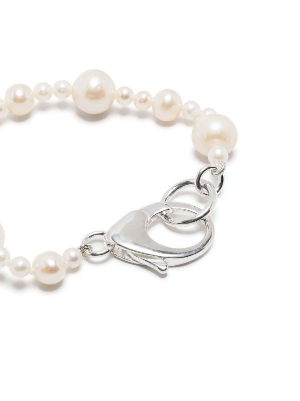 Browns Hatton Labs Sterling Silver XL Pebbles Pearl Bracelet | Browns Bracelets