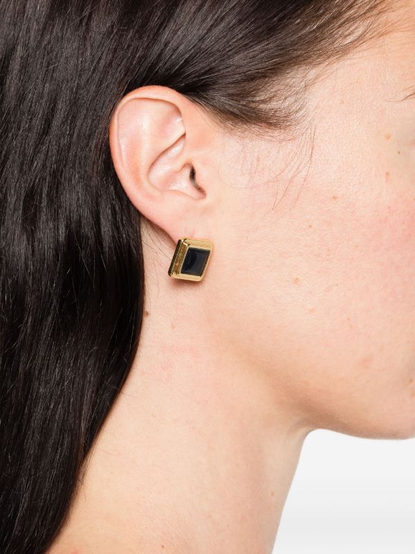 Browns Heaven Mayhem Archer Square Earrings | Browns Earrings
