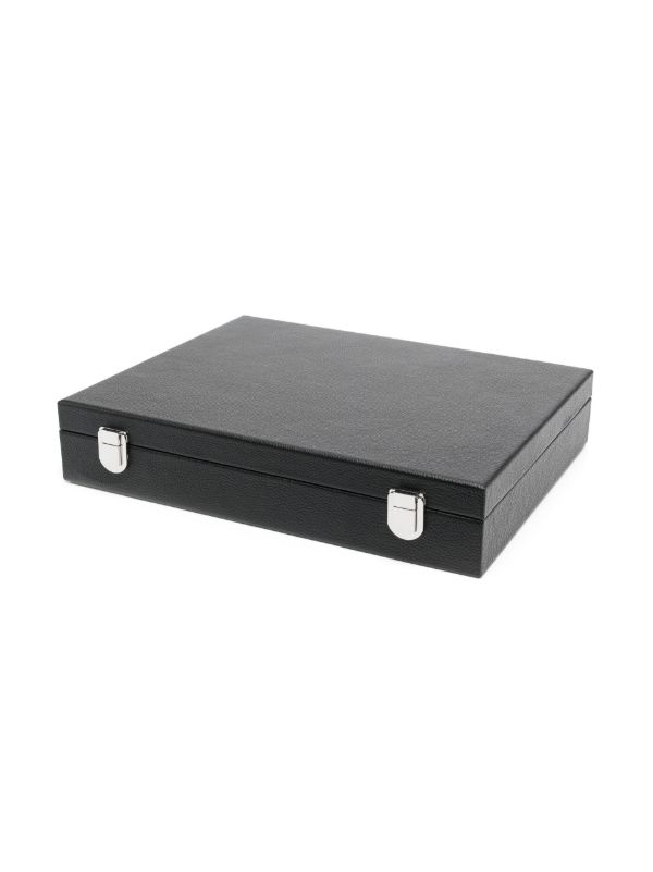 Browns Hector Saxe Black Leather Poker 440 Set | Browns Collectibles