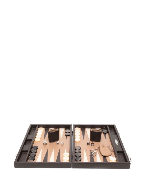 browns Hector Saxe Brown Baptiste Large Backgammon Set | Browns Table Games