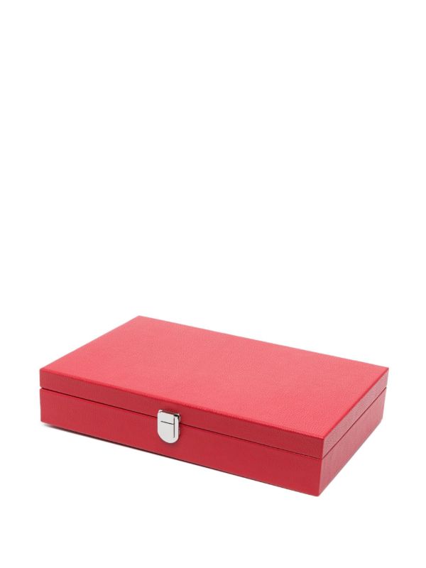 Browns Hector Saxe Red Mah-jong Leather Game Set | Browns Collectibles