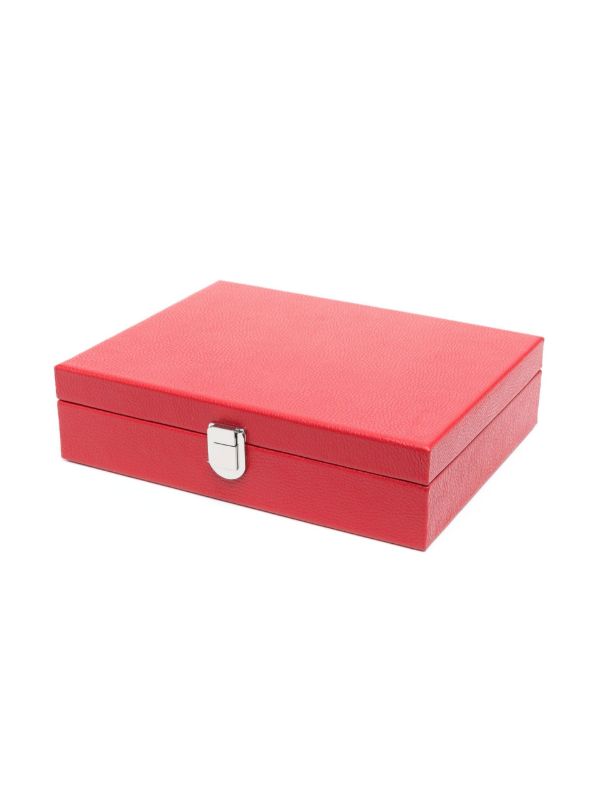 Browns Hector Saxe Red Poker Set | Browns Table Games