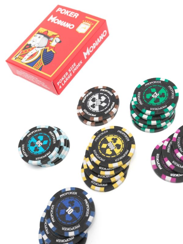 Browns Hector Saxe Red Poker Set | Browns Table Games