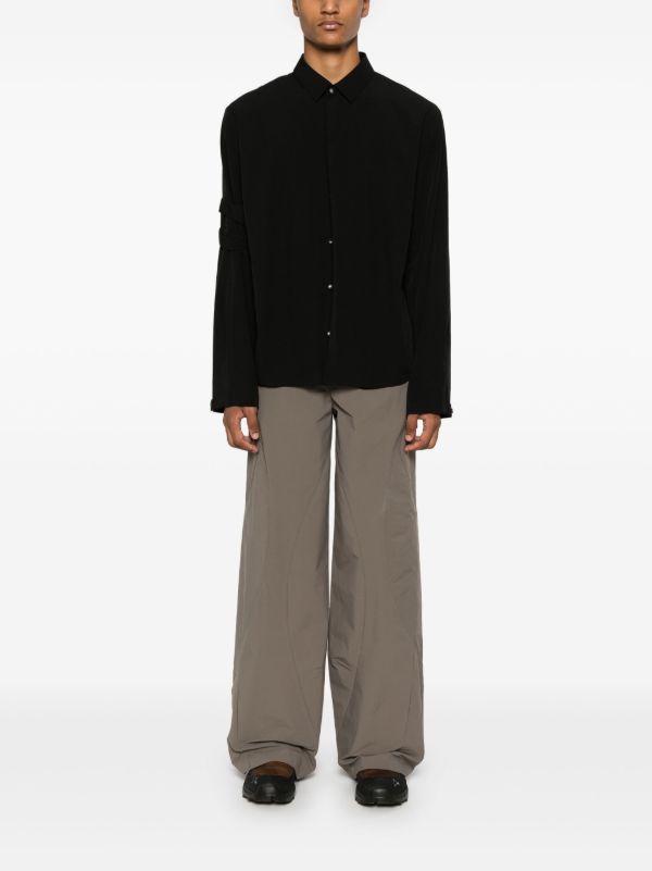 Browns HELIOT EMIL Black Long-Sleeved Shirt | Browns Shirts