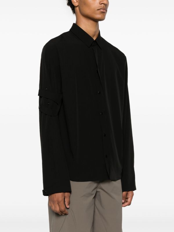 Browns HELIOT EMIL Black Long-Sleeved Shirt | Browns Shirts