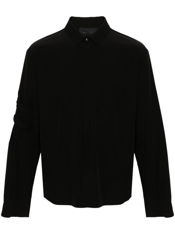 browns HELIOT EMIL Black Long-Sleeved Shirt | Browns Shirts