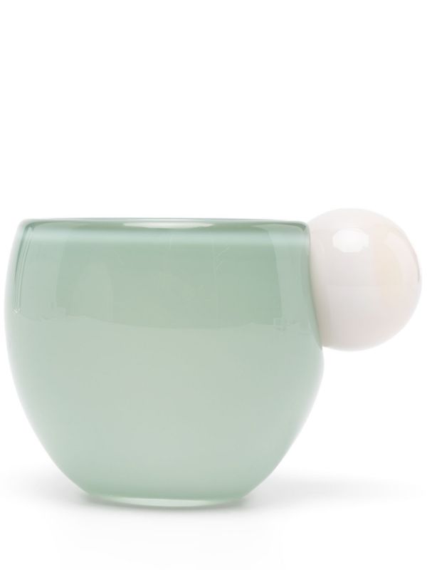browns Helle Mardahl Green Bon Bon Glass Coffee Cup | Browns Cups & Tea Sets