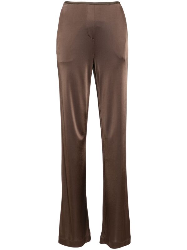 browns Helmut Lang Jersey Trousers | Browns Straight-Leg Pants
