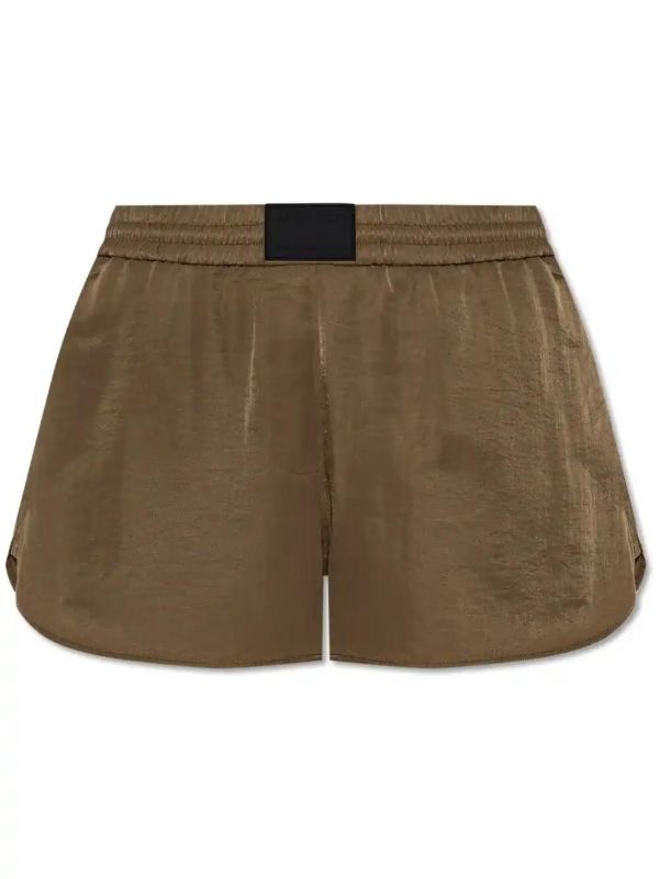 browns Helmut Lang logo-appliqué shorts | Browns Short & Mini Shorts