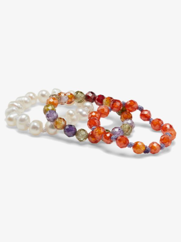 Browns Hermina Athens Multicoloured Beaded Pearl Bracelet Set | Browns Bracelets