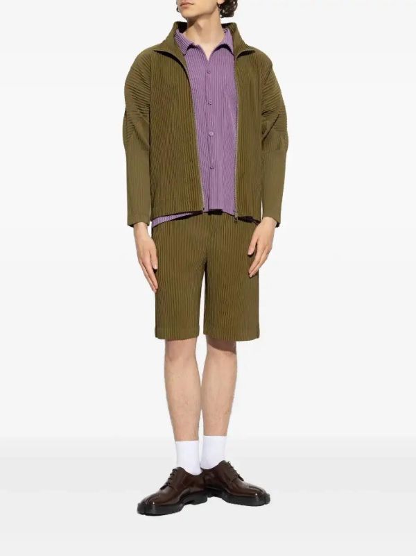 Browns Homme Plissé Issey Miyake Pleated Shirt | Browns Shirts