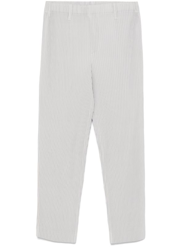 browns Homme Plissé Issey Miyake Plissé Straight Trousers | Browns Regular-Fit & Straight Leg Pants