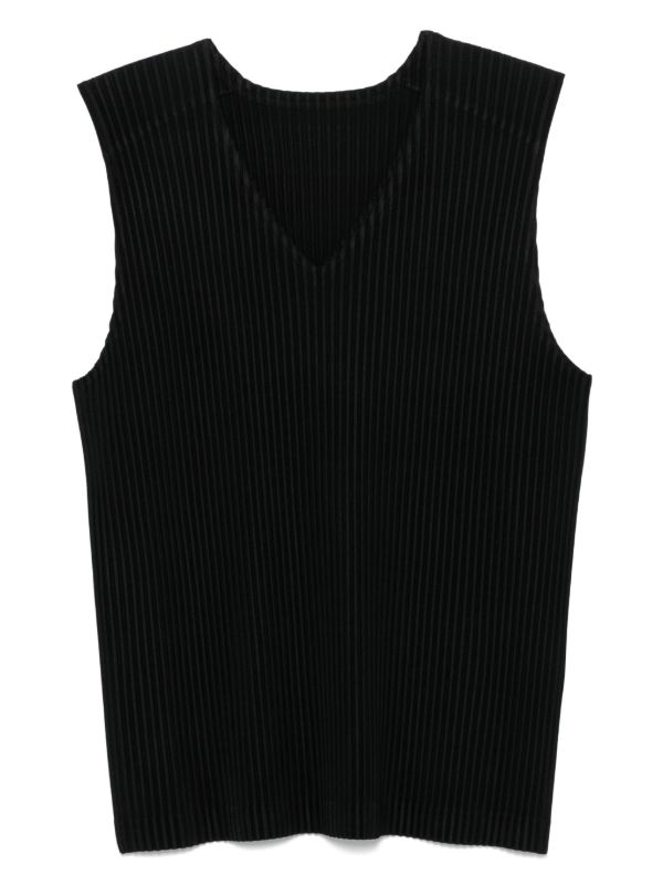 browns Homme Plissé Issey Miyake plissé vest | Browns Vests & Tank Tops