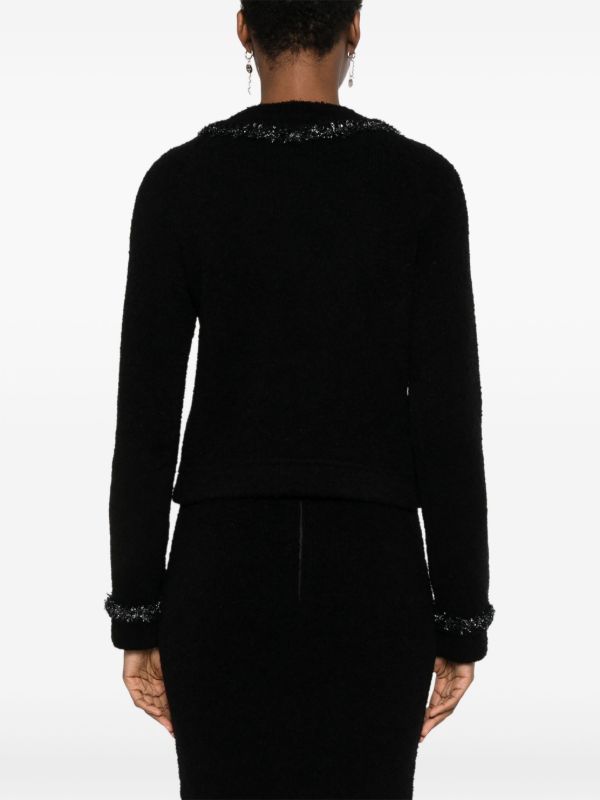 Browns Huishan Zhang Lurex Trimming Jumper | Browns Knitted Sweaters