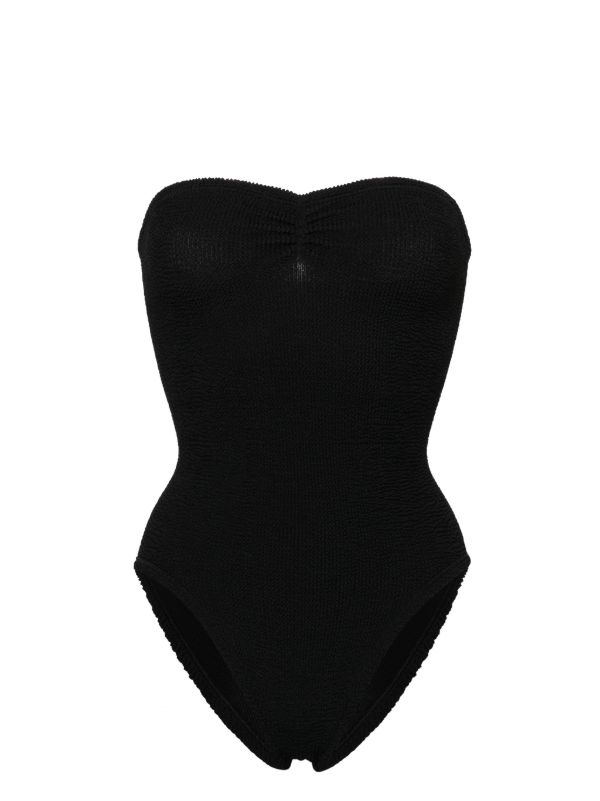 browns Hunza G Black Brooke Crinkle Swimsuit | Browns One-Pieces