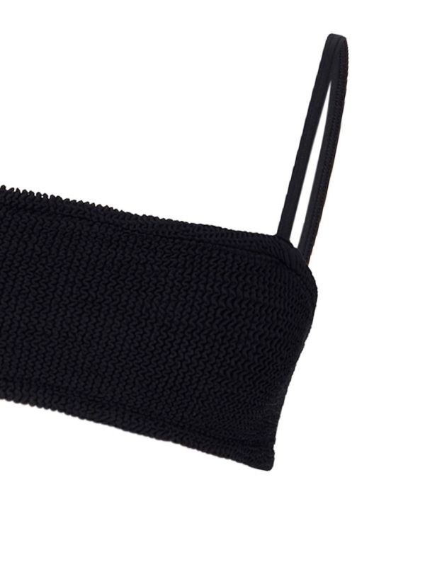 Browns Hunza G Black Gigi Crinkled Bikini | Browns Bikinis