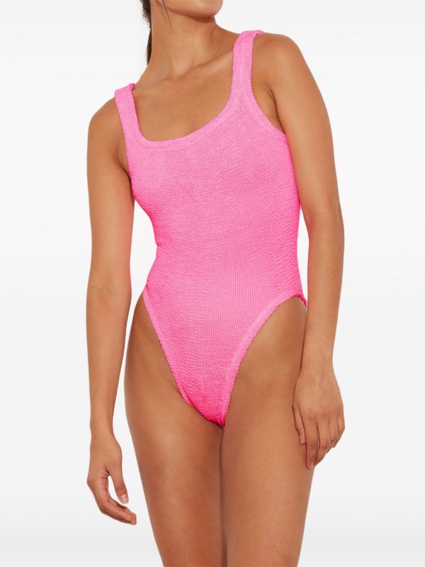 Browns Hunza G Crinkle Square Neck Swimsuit | Browns One-Pieces