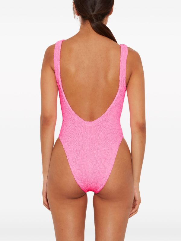 Browns Hunza G Crinkle Square Neck Swimsuit | Browns One-Pieces