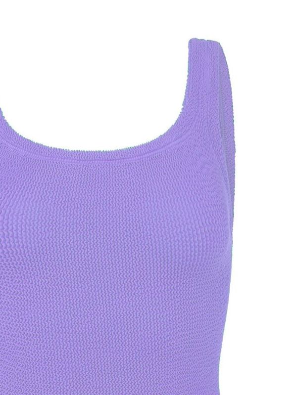 Browns Hunza G Purple Crinkle Swimsuit | Browns One-Pieces