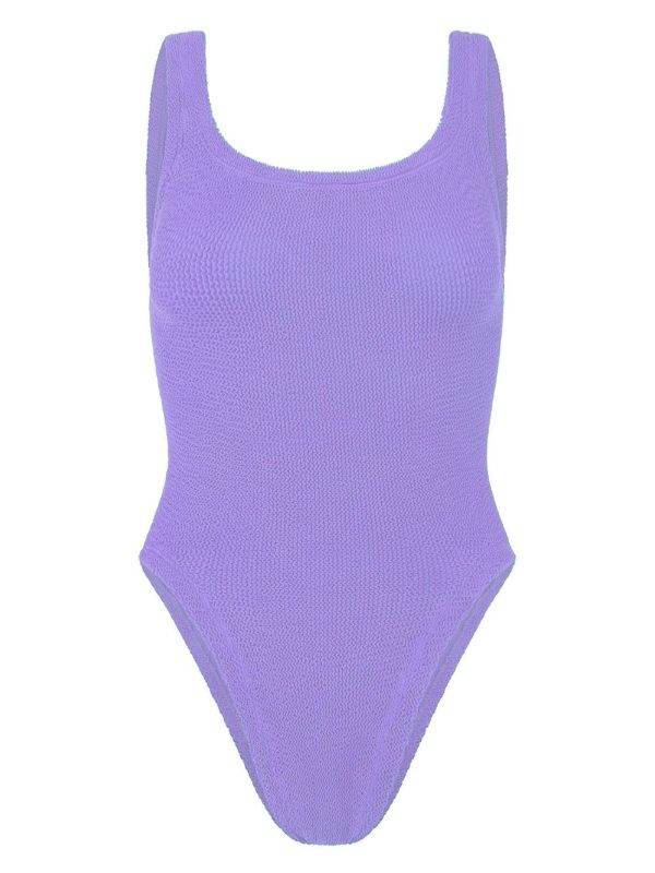 browns Hunza G purple crinkle swimsuit | Browns One-Pieces