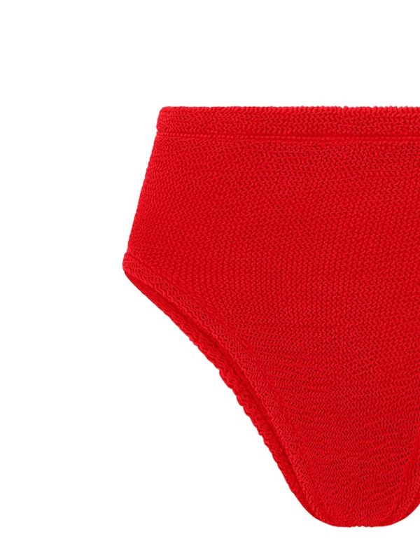 Browns Hunza G Red Ruby Crinkle Bikini | Browns Bikinis
