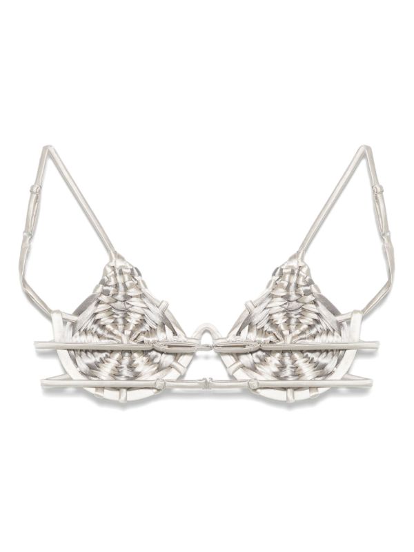 Browns Isa Boulder Spiral-Weave Bikini Top | Browns Bikinis