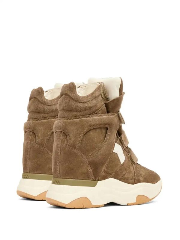 Browns ISABEL MARANT Balskee Suede Wedge High-top Sneakers | Browns Sneakers