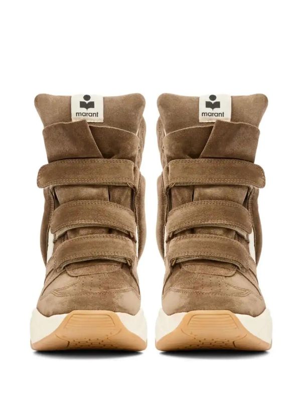 Browns ISABEL MARANT Balskee Suede Wedge High-top Sneakers | Browns Sneakers