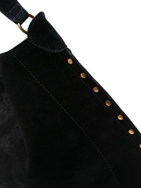 Browns ISABEL MARANT Black Oskan Suede Shoulder BGa | Browns Shoulder Bags