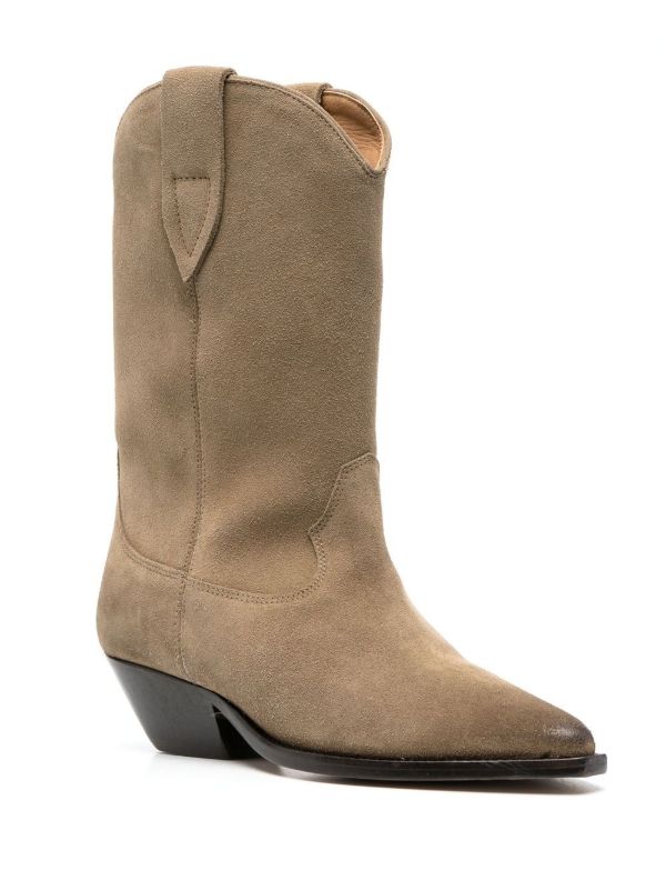 Browns ISABEL MARANT Brown Duerto Suede Ankle Boots | Browns Boots