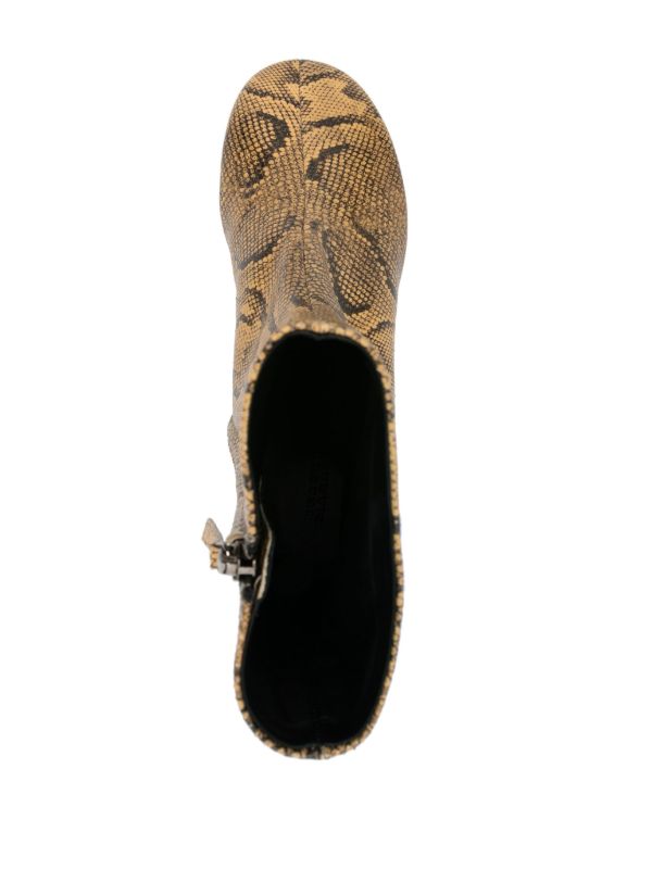 Browns ISABEL MARANT Brown Laeden 50 Leather Ankle Boots | Browns Boots