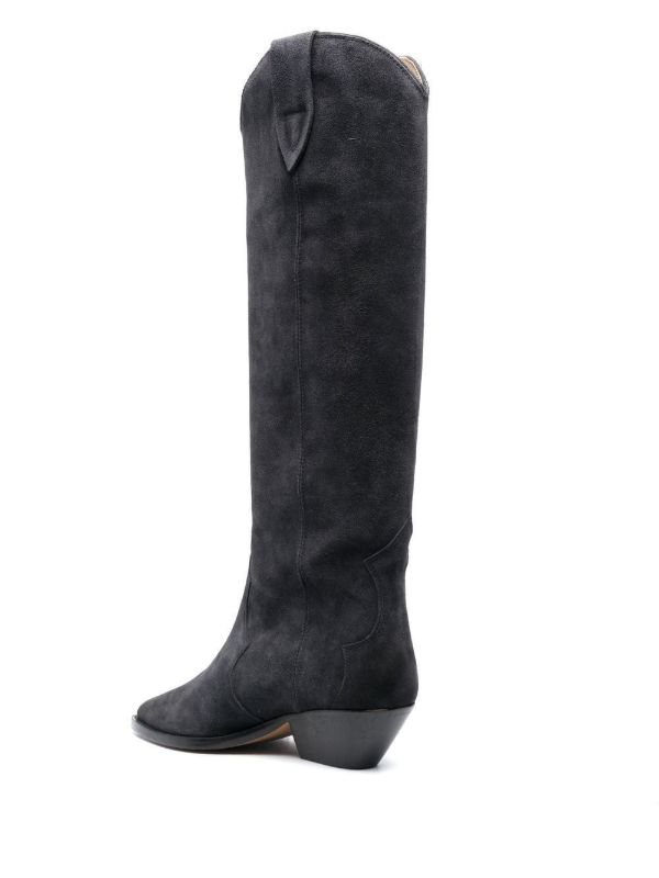 Browns ISABEL MARANT Denvee 50mm Suede Knee-high Boots | Browns Boots