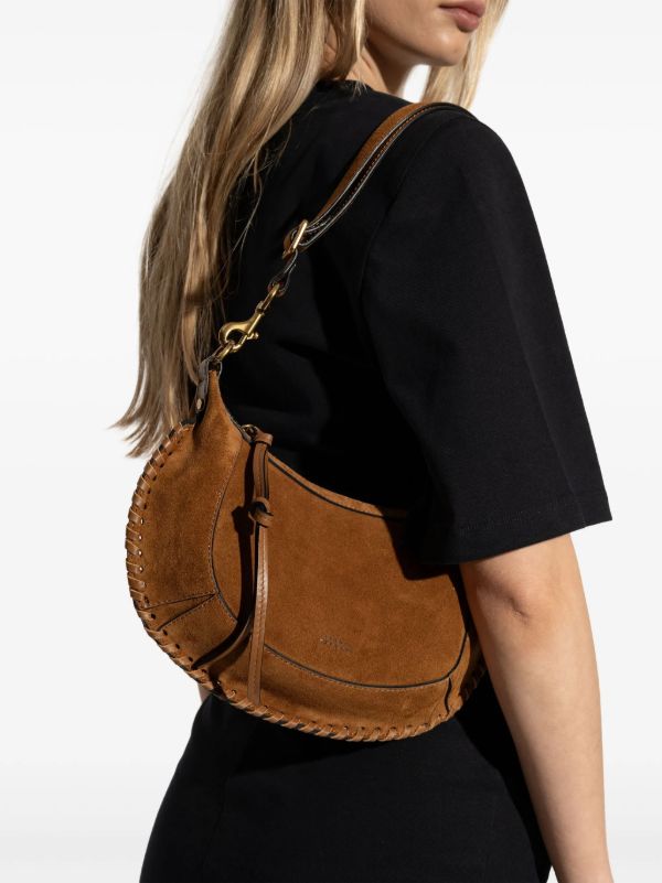 Browns ISABEL MARANT Oskan Moon Suede Shoulder Bag | Browns Shoulder Bags