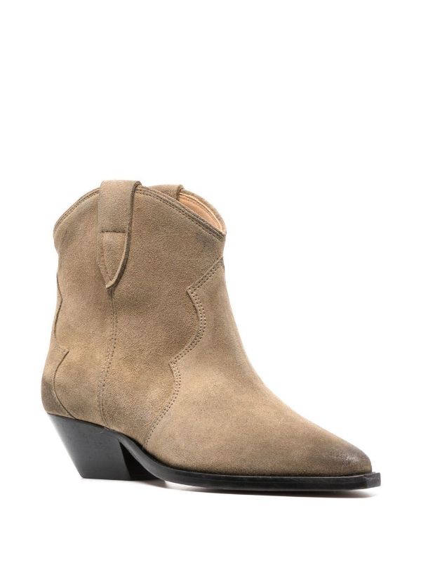 Browns ISABEL MARANT Suede 45mm Ankle Boots | Browns Boots
