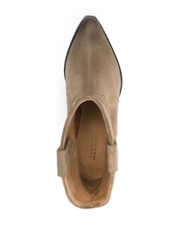 Browns ISABEL MARANT Suede 45mm Ankle Boots | Browns Boots