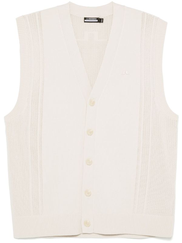 browns J.Lindeberg Markus Knitted Vest | Browns Cardigans
