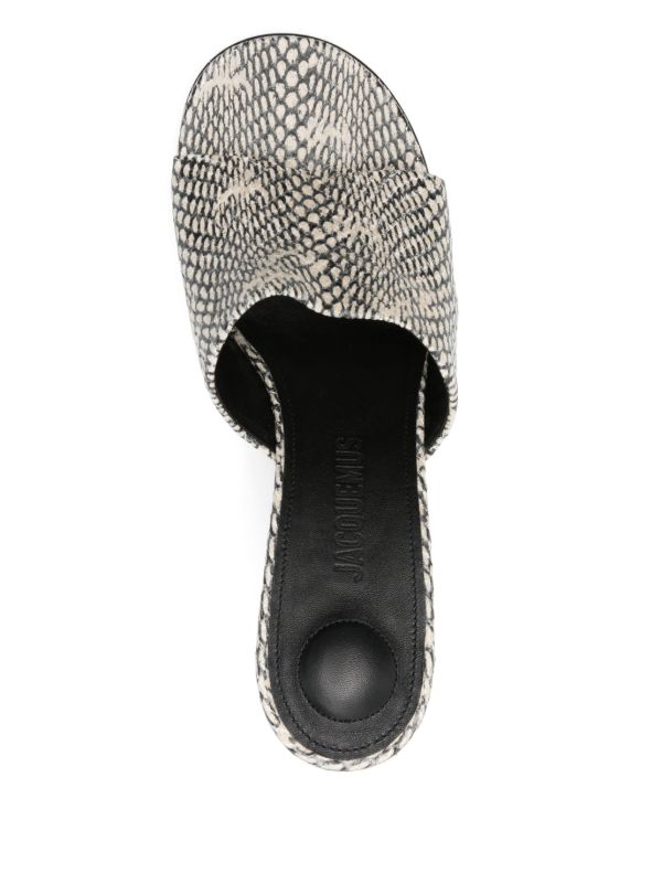 Browns Jacquemus 110mm Les Doubles Hi Mules | Browns Mules