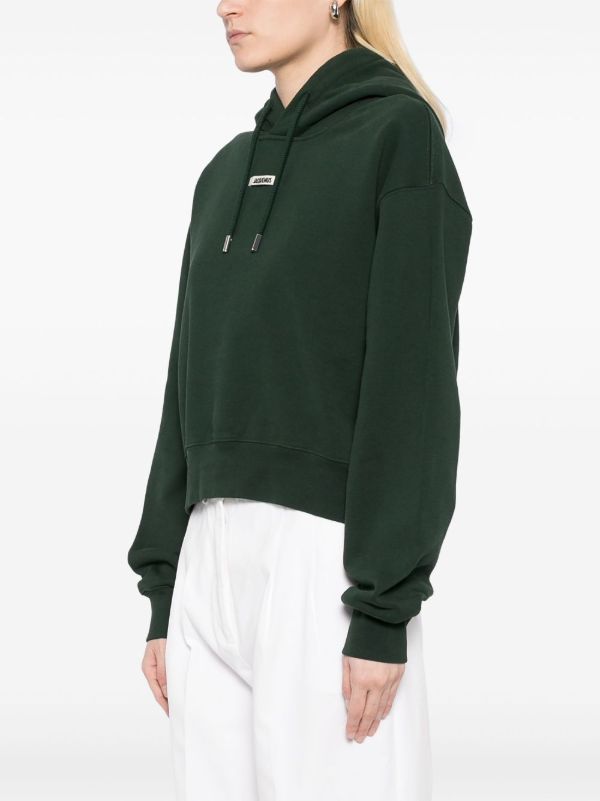 Browns Jacquemus Black Grosgrain Hoodie | Browns Hoodies